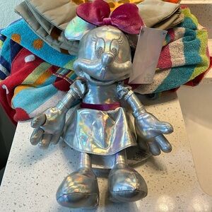 Disney100 Holographic Minnie Plush-NWT